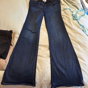 Paige dark denim slim bootcut jeans